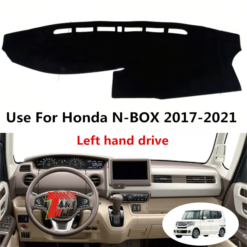 

TAIJS Factory Casual Simple Sport Polyester Fibre Car Dashboard Cover For Honda N-BOX 2017 2018 2019 2021 2022 Left Hand drive