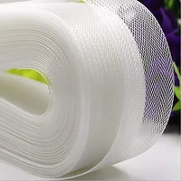 50100yards stiff polyester horsehair braid for polyester boning sewing wedding dress dance formal dress accessories