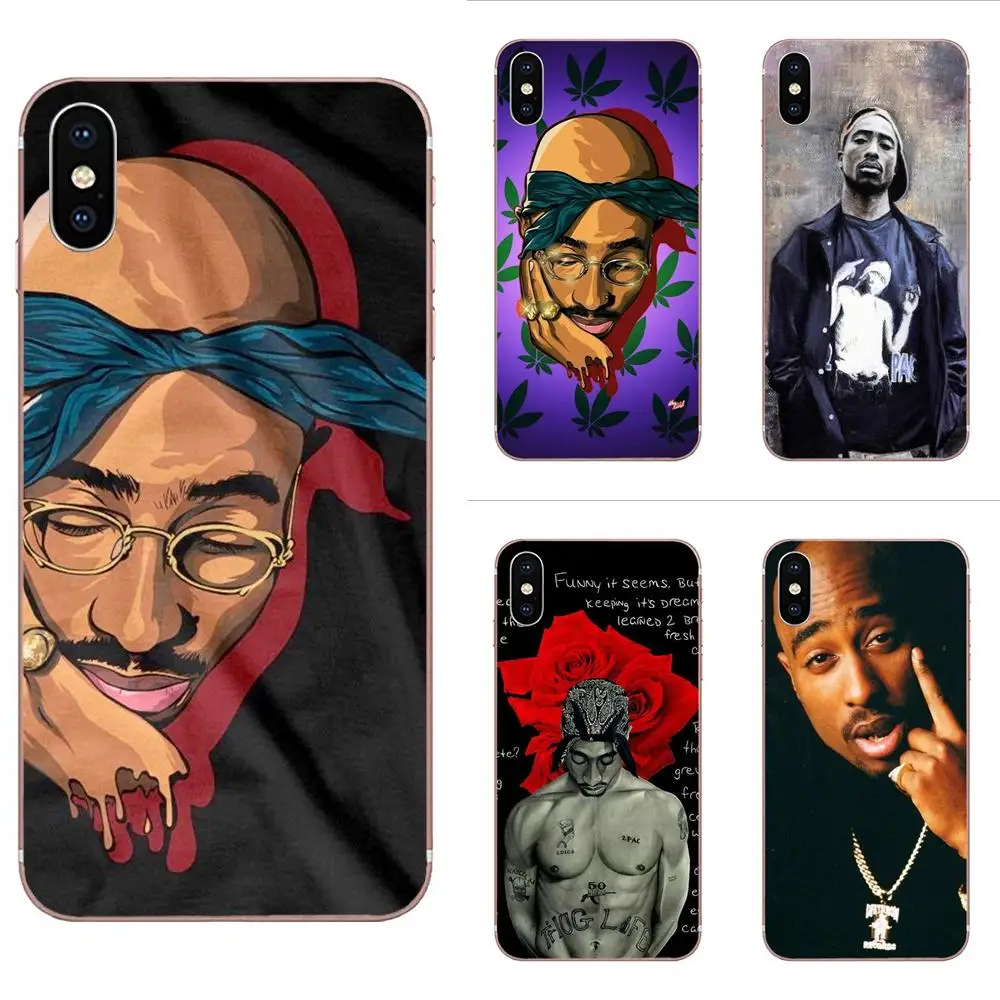 Силиконовый чехол для Xiaomi Redmi 3 3S 4 4A 4X 5 6 6A 7 K20 Note 2 5A Plus Pro крутой 2pac Тупак Шакур