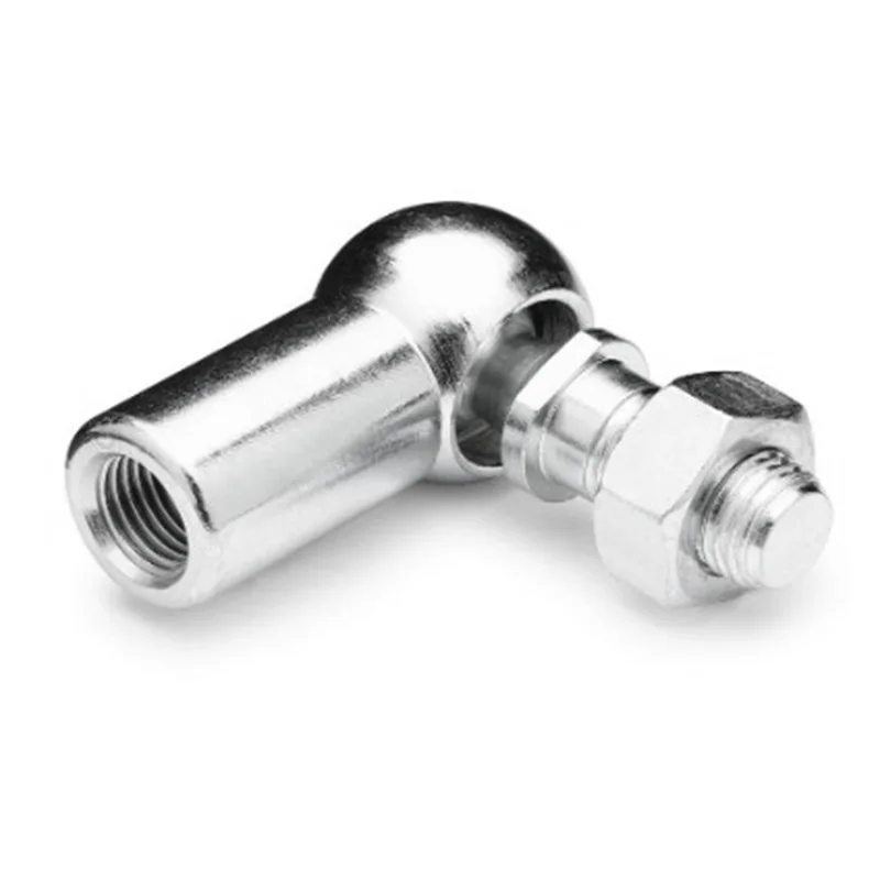

CS8, Rod End Ball Bearing with Stud, M5X0.8mm Carbon Steel Right Hand 4Pcs,Ball Joint Bearing