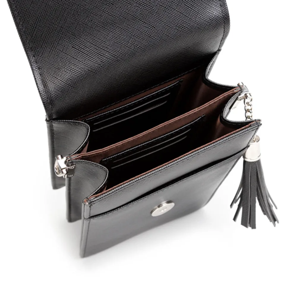 

OCARDIAN Handbag Women Small Single Shoulder Bags Zipper Women Large Capacity Fringe Cellphone Bag Travel Daily Use Bag