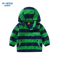 honeyking baby infant clothes cute waterproof hooded striped coat boys girls outerwear toddler jacket kids cute coats