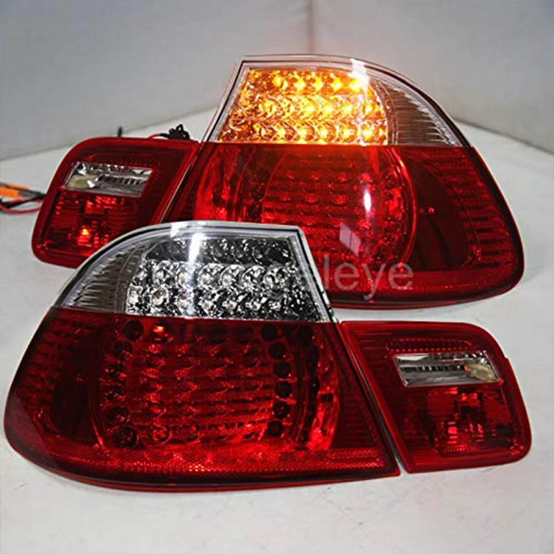 4 шт. 2002-2005 год для BMW E46 2 двери 320 328 325 330CI светодиодный задний фонарь Задние огни