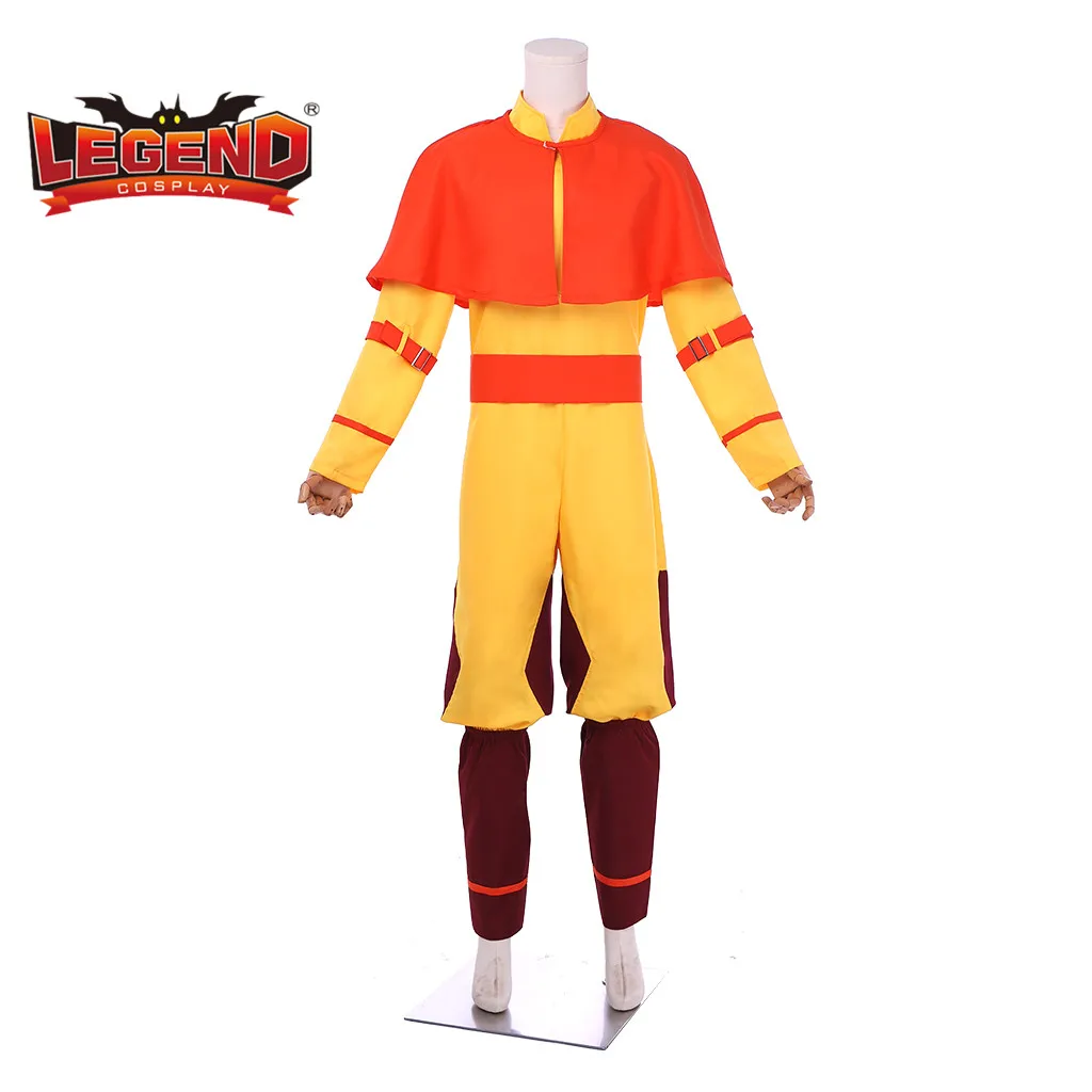 Аниме Аватар последний Airbender Bumi Aang карнавальный костюм изготовленный на