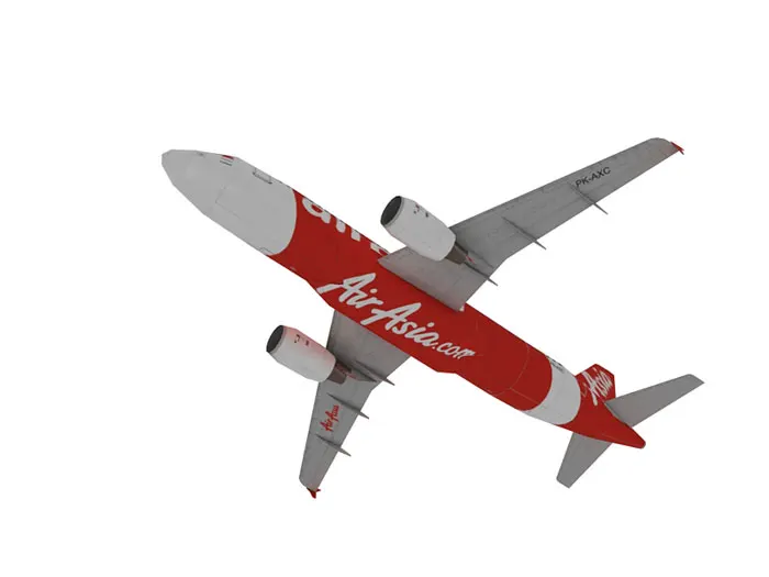 1:72 1:100 Аэробус A320-200 самолет Air Asia гражданского самолета 3D Бумажная модель детские