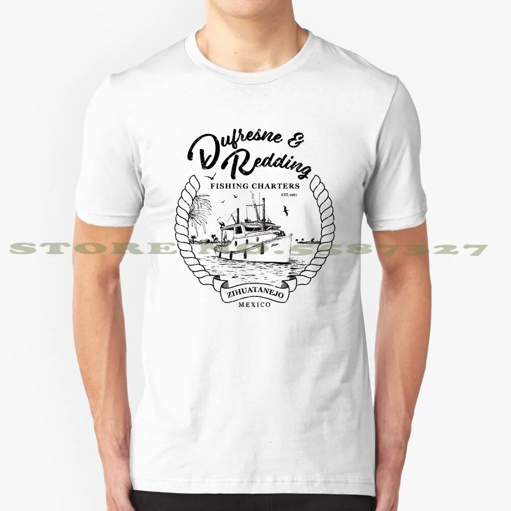 

Dufresne And Redding Hope Fishing Charters Summer Funny T Shirt For Men Women Andy Dufresne Redding Shawshank Redemption