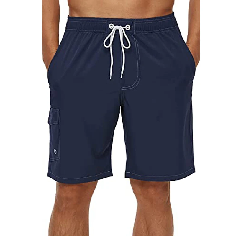 

Men's Quick Dry Swim Trunks Mesh Lining Beach Board Shorts With Pockets Lightweight And Efficient Breathable