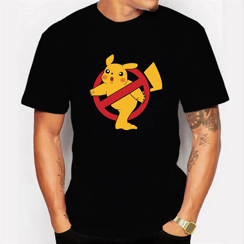 Tshirt 7 Футболка NO COFFEE NO WORKEE, футболка с Пикачу, Покемон-пика, мужские футболки с круглым вырезом, Забавные футболки, мужские футболки с покемоном-Пикачу - Цвет: Tshirt 7