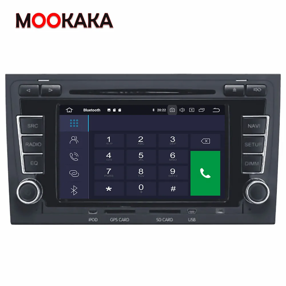 

Android 10.0 4+64G PX6 Built-in DSP Car Multimedia DVD Player Radio For Audi A4 S4 RS4 2003-2012 GPS Navi Stereo Video Head Unit
