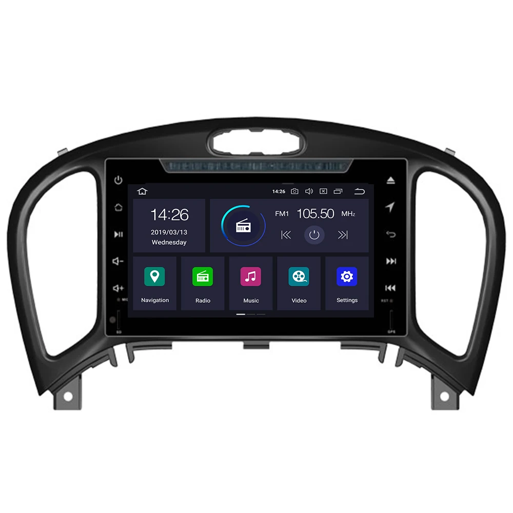 Android 10 8 ядерный мультимедийный плеер автомобиля для Infiniti ESQ nissan juke 2014 9 дюймов DVD GPS
