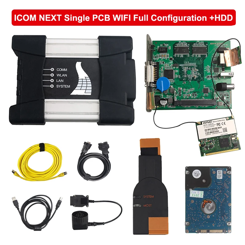 ICOM NEXT A2 диагностический инструмент SSD HDD программное обеспечение с одной печатной