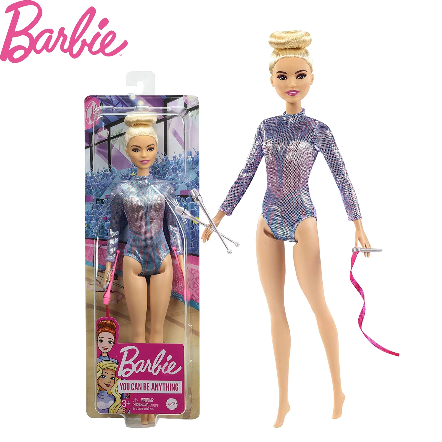 

Модная гимнастика Барби, профессиональная ролевая игра, принцесса, девочка, дети, игровой домик, игрушки, подарок на день рождения GTN65