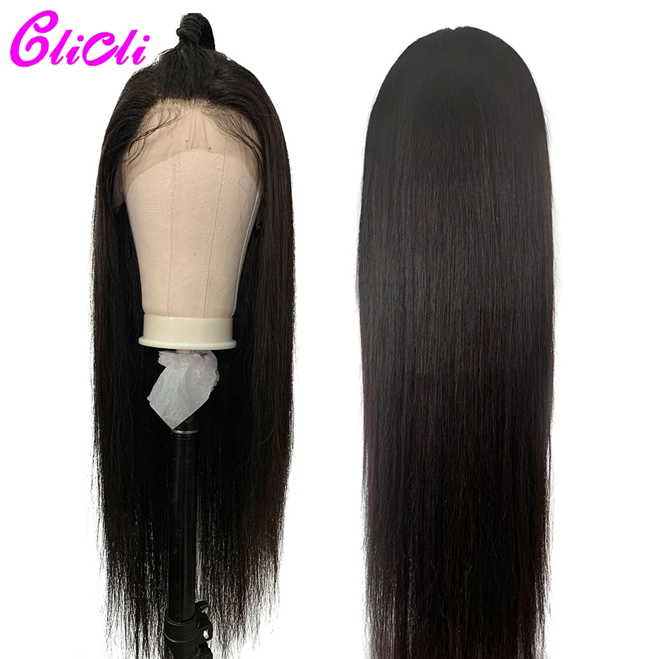 Бразильские волосы remy, кружевные парики, прямые, 13x4, 13x6, глубокая часть, человеческие волосы на кружеве, парики, 150% плотность, натуральные волосы, предварительно выщипанные