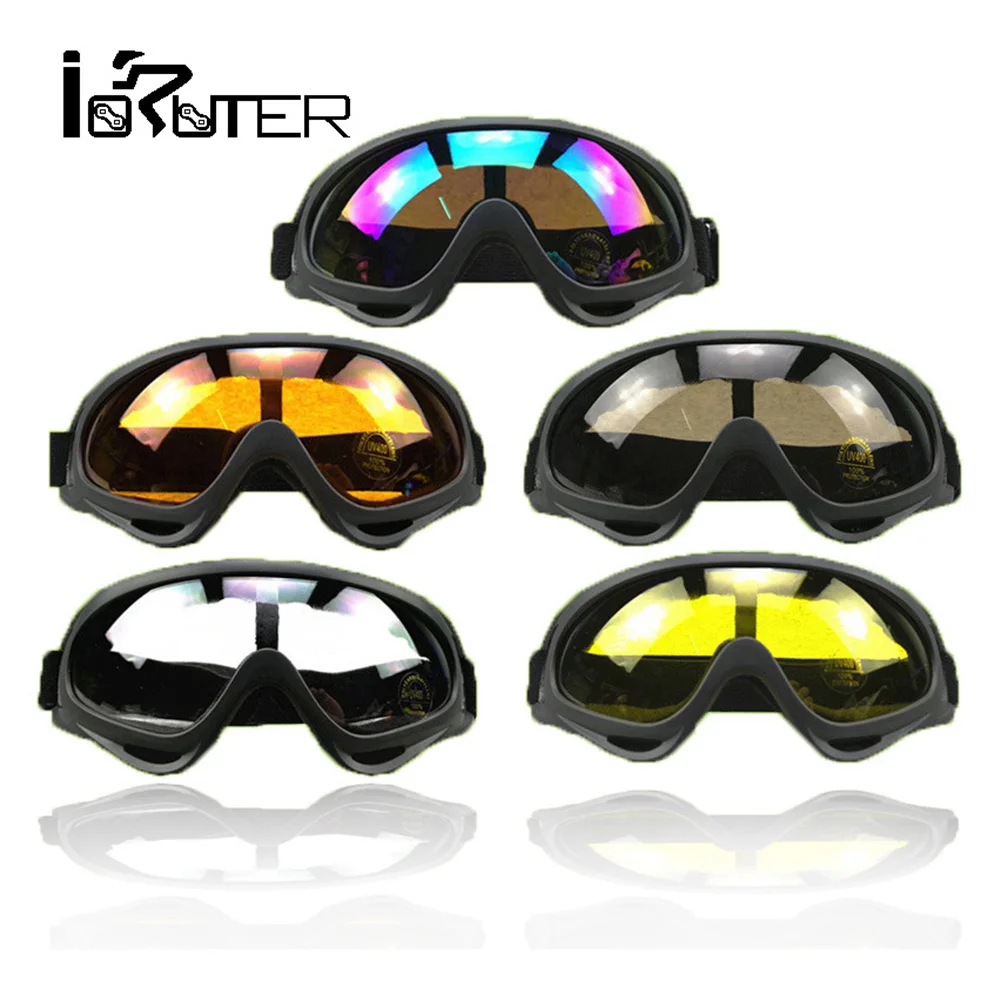 

Outdoor Ski Goggles Motorcycle Snowboard Sports Anti Wind Dust Riding Cycling Glasses Sand-Proof Mountain Road Bike Sunglasses
