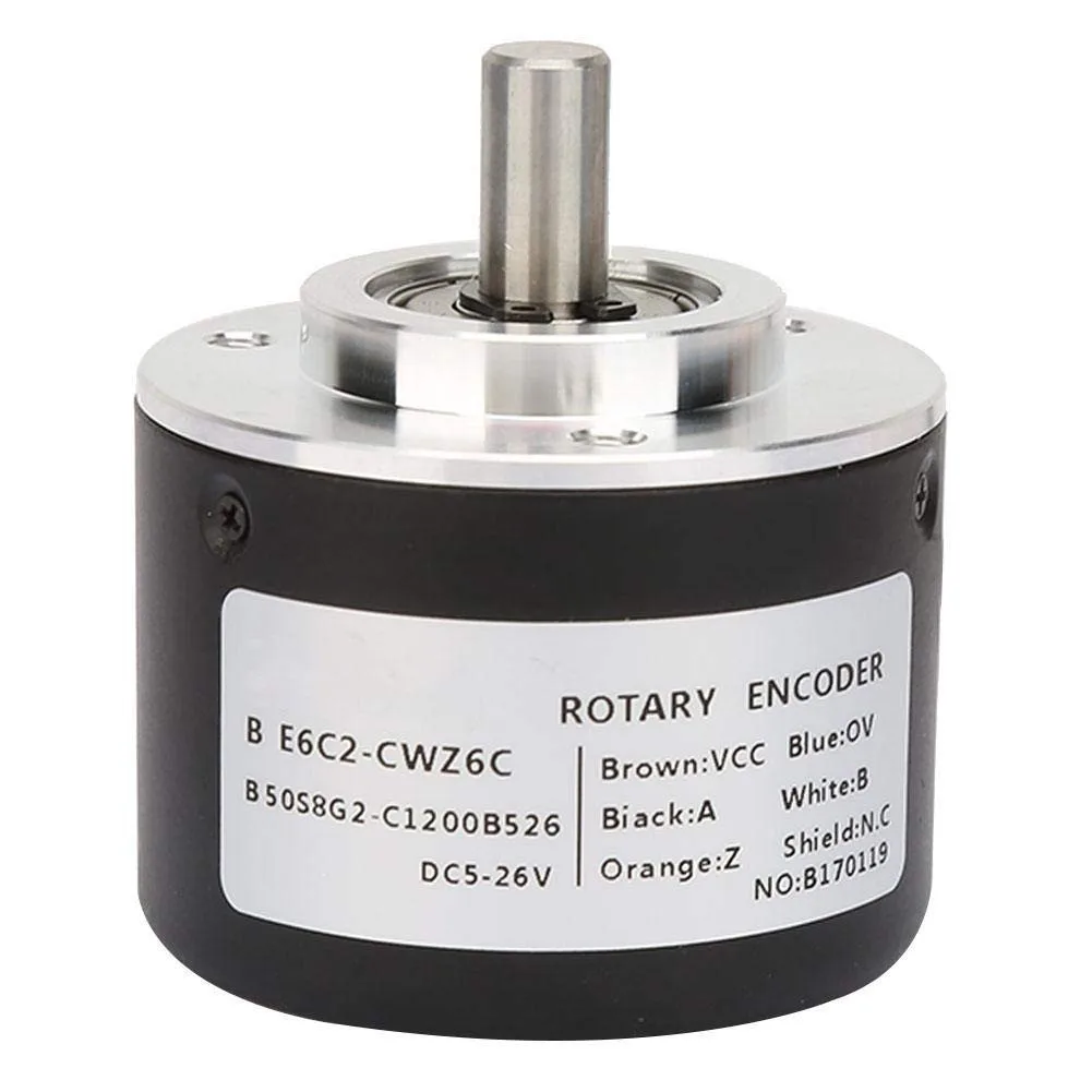 

100 KHz E6C2-CWZ6C 1000P/R Rotary Encoder Rotary Incremental Encoder Screws Motor Controls Incremental Rotary Encoder
