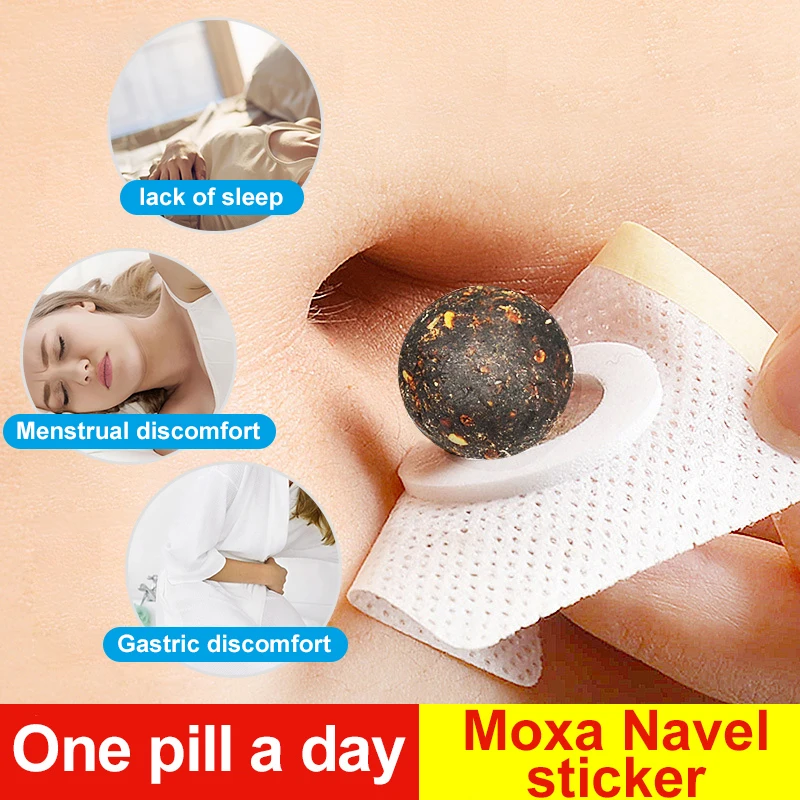Cofoe 30 шт. наклейка на пупок Moxa китайская медицина теплая моксибузионная паста