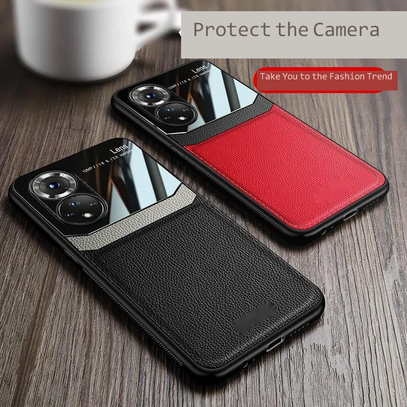 

Чехол для glory 50 мобильный телефон, полный комплект, 50Pro, с защитой от падения, с матовым кожаным рисунком, силиконовый, простой, для мужчин и же...