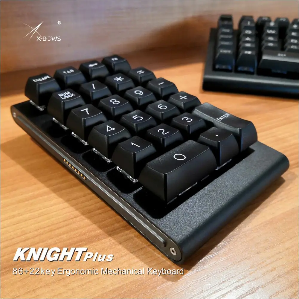 X Bow Knight Plus эргономичный SA ABS брелок для ключей 86 кнопок оптические переключатели