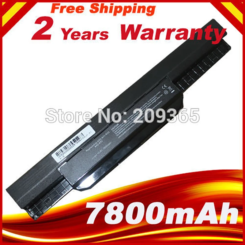 9 ячеек 6600 мАч батарея для ноутбука ASUS A31 K53 A32 A42 K43 K43B K43BR K43BY K43E K43S K43SA K43SD K43SJ K43SM K43SV
