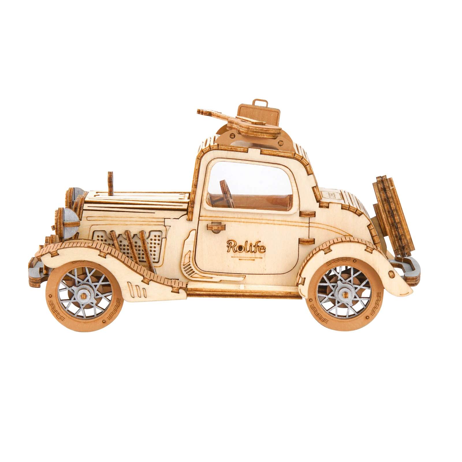 Модель автомобиля Robotime Rolife TG504 винтажная деревянная 3D-головоломка для детей и