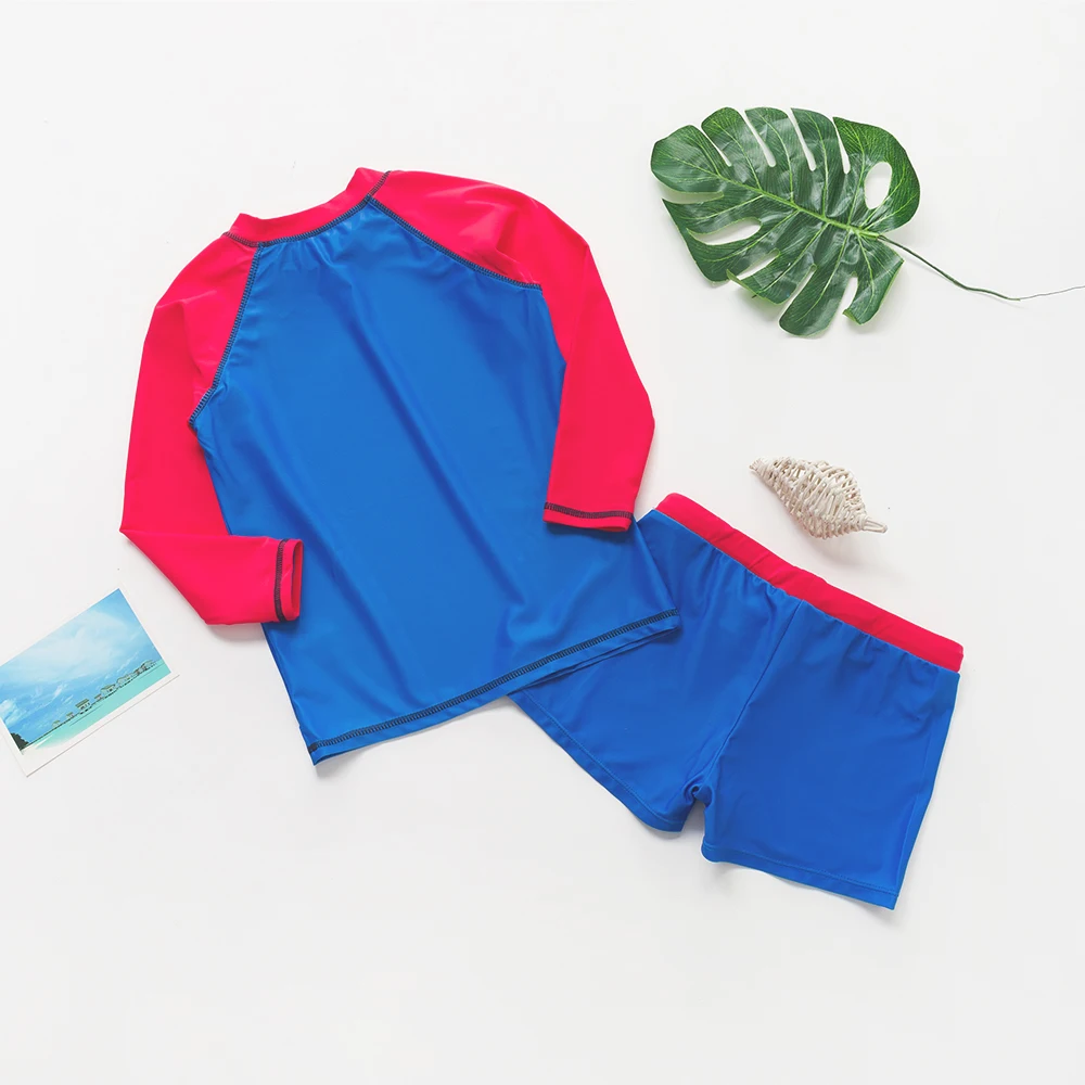 Костюм для серфинга мальчиков модный пляжный спортивный костюм из двух