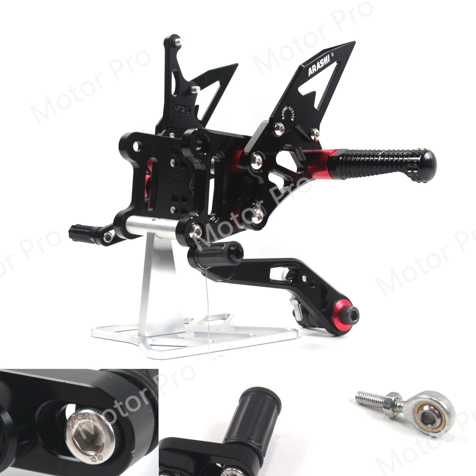 Регулируемые подножки для SUZUKI GSXR 1000 2017 2018 2019 2020 2021 мотоцикл ног Rearsets педаль GSXR1000