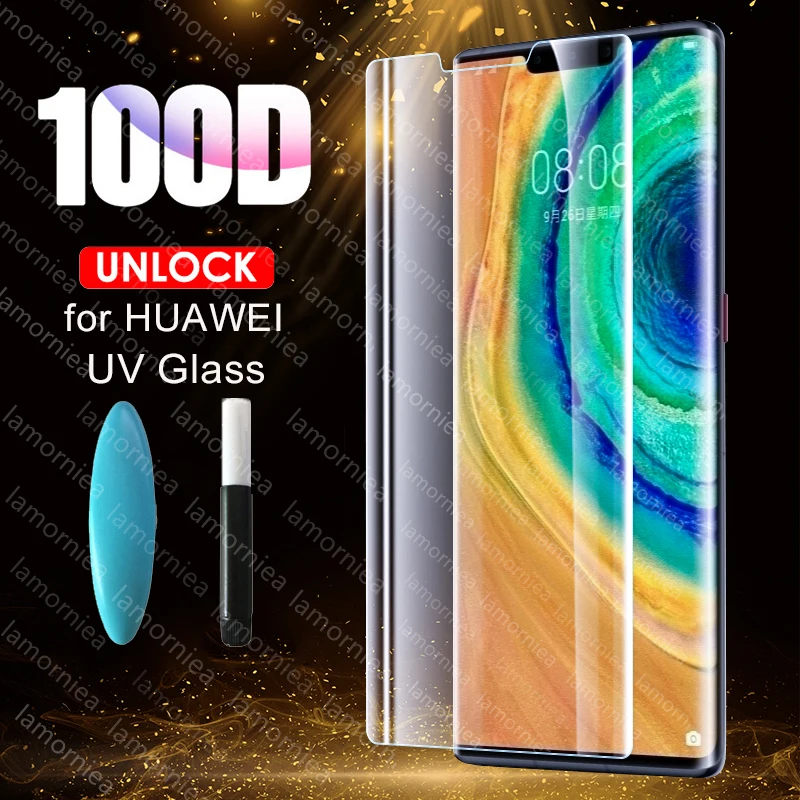 100D УФ полностью наклеиваемая поверхность экрана для P Smart плюс 2019 Z жидкого UV