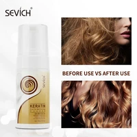 sevich 100ml strong hold hair mousse for curly hair anti frizz fixative hair foam mousse keratin curls defining mousse styling