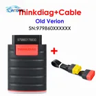 Полный диагностический инструмент Thinkdiag OBD2, диагностический инструмент Thinkdiag для работы со старой загрузкой, сканер Diagzone, автоматический диагностический инструмент