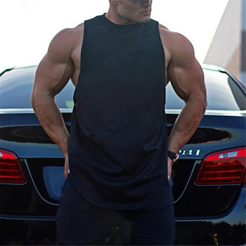 Майка для бодибилдинга Muscleguys мужская спортивная майка s Stringer тяжелой атлетики