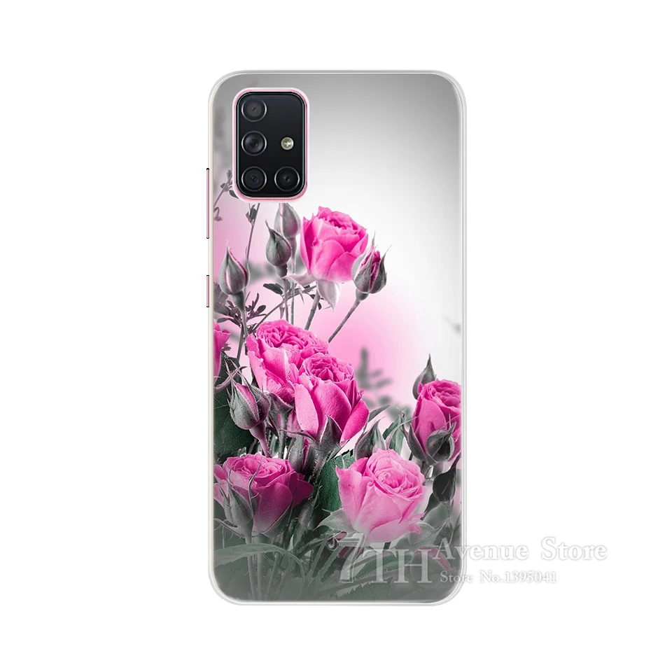 Для Samsung Galaxy A71 Чехол задний Бампер Мягкий силиконовый TPU чехол для телефона A715