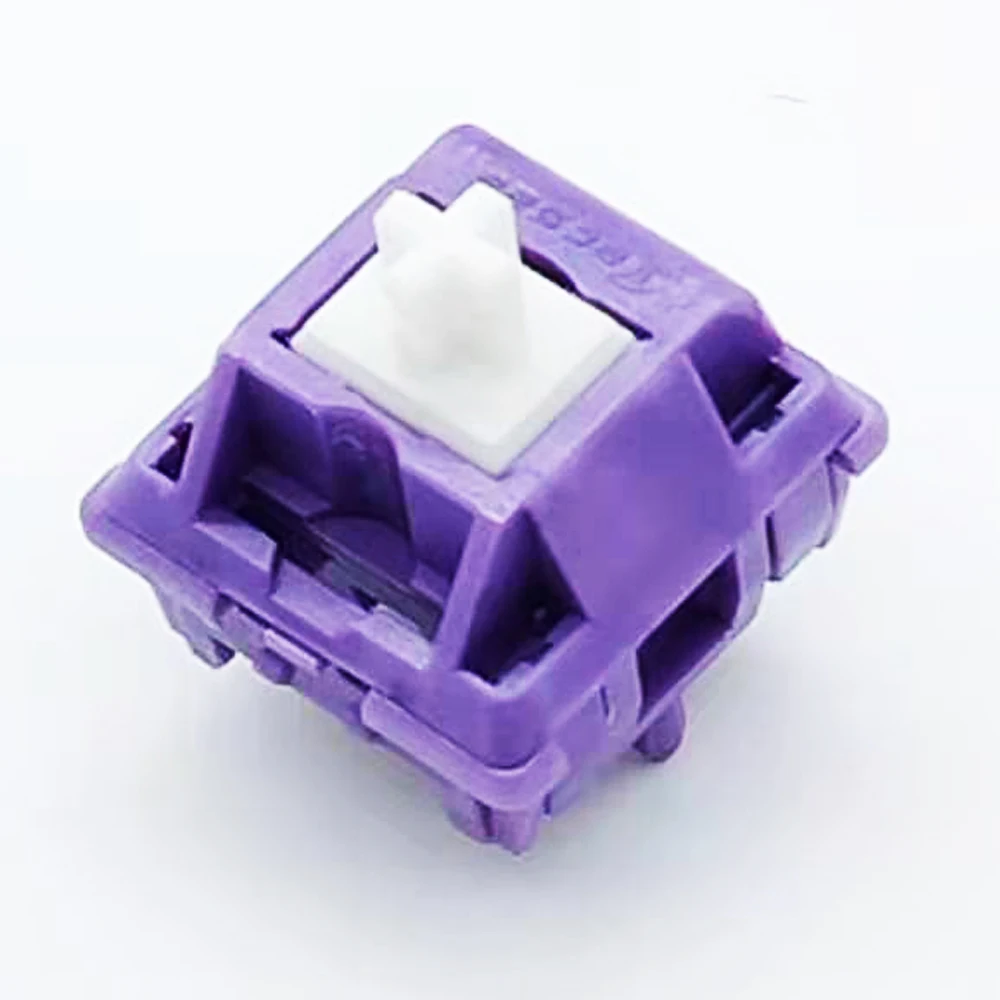 Тактильные линейные переключатели Tecsee Purple Panda PME пружинные выключатели POM Stem 68 г
