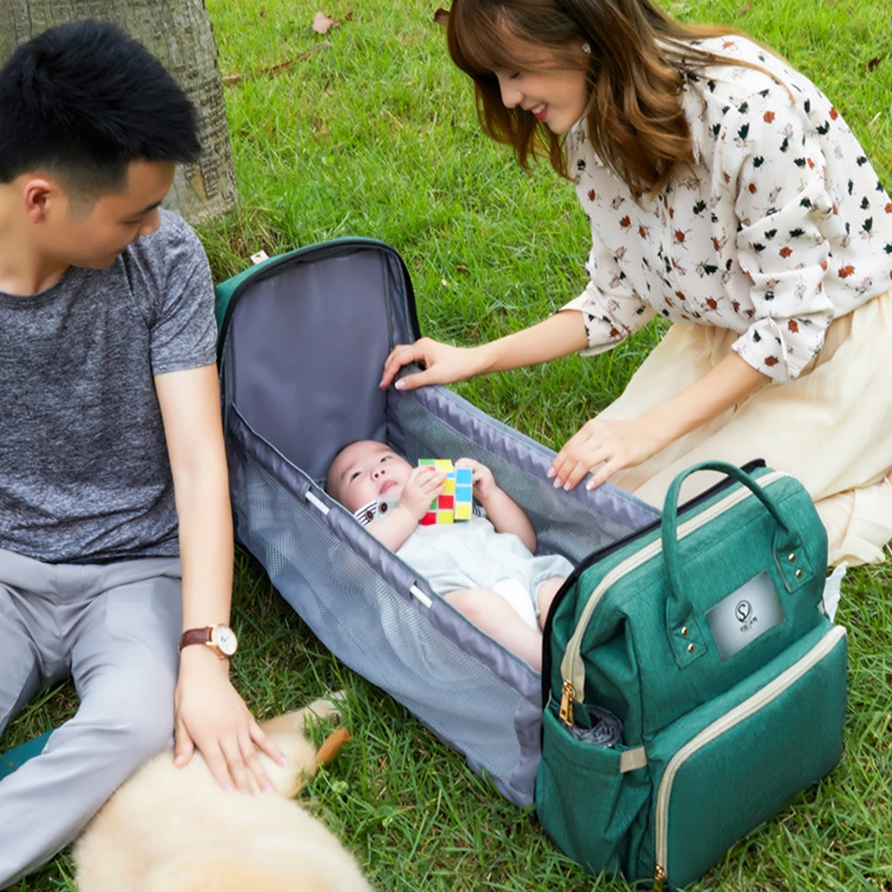 Портативный складной рюкзак для детской коляски водонепроницаемая