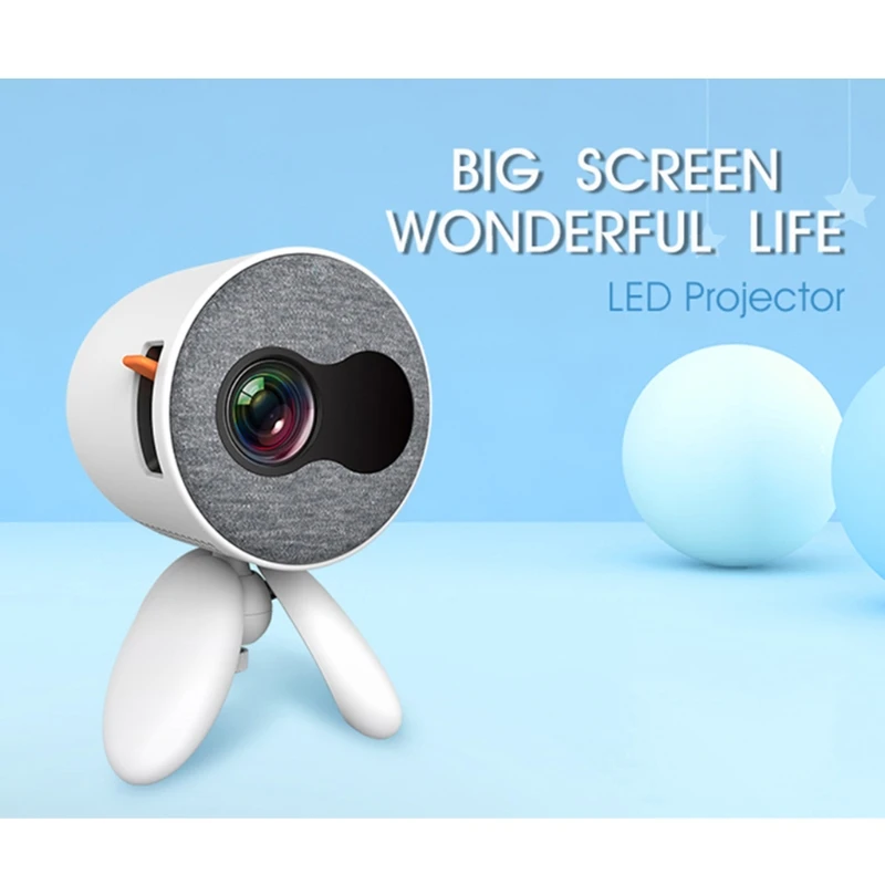 

YG220 LED MINI Projector 480*272 Pixels Home Theater Portable Beamer 1080P TV BOX Video projector