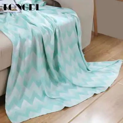 

Детское крутое мягкое герметичное одеяло TONGDI из бамбукового волокна, роскошное летнее покрывало для кушетки, покрывало для кровати, машинн...