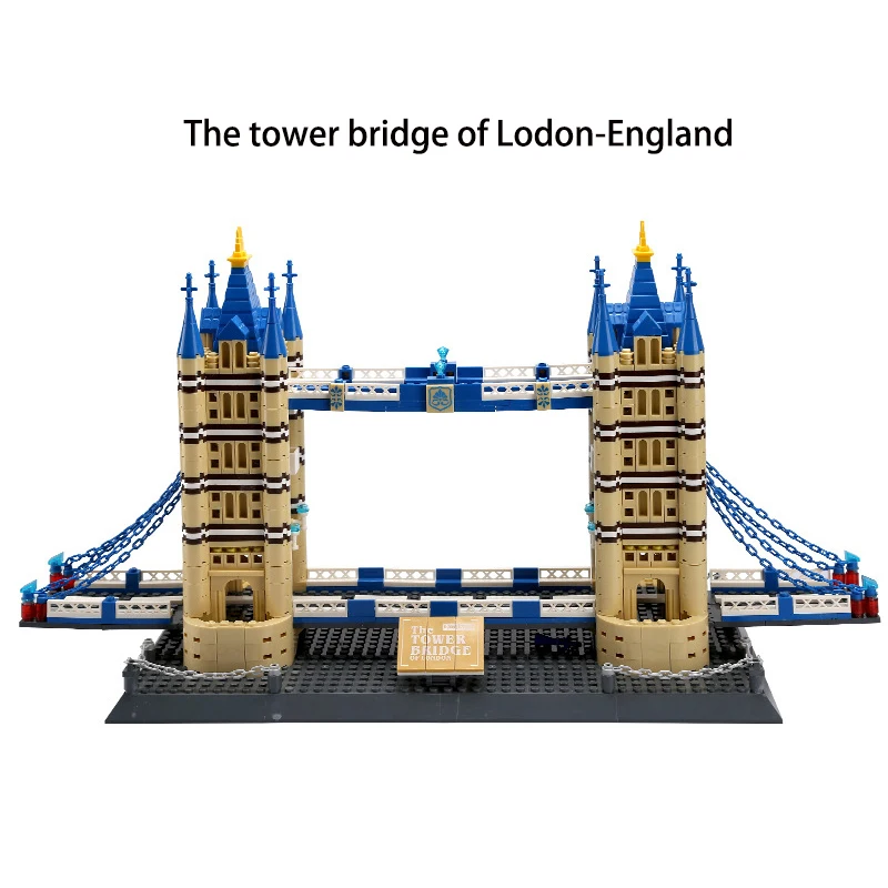 Наборы строительных мини-блоков городская архитектура лондонская башня Треви