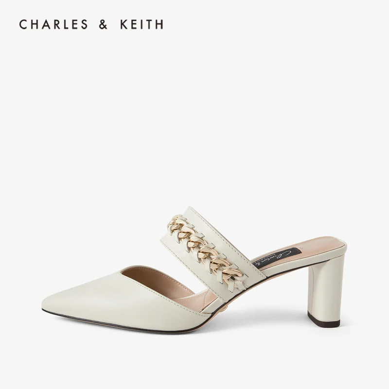 CHARLES＆KEITH Новинка на Весну и Лето2020SL1 60280337Женские босоножки Острый Носок высоком