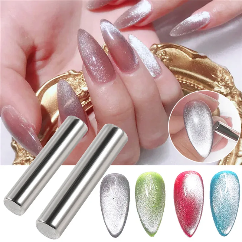 

1 Pc Cylindrical Magnet Powerful Magnet Cat Eye 3D Nail Art Spar UV Gel Multi-function DIY Nail Art Tools