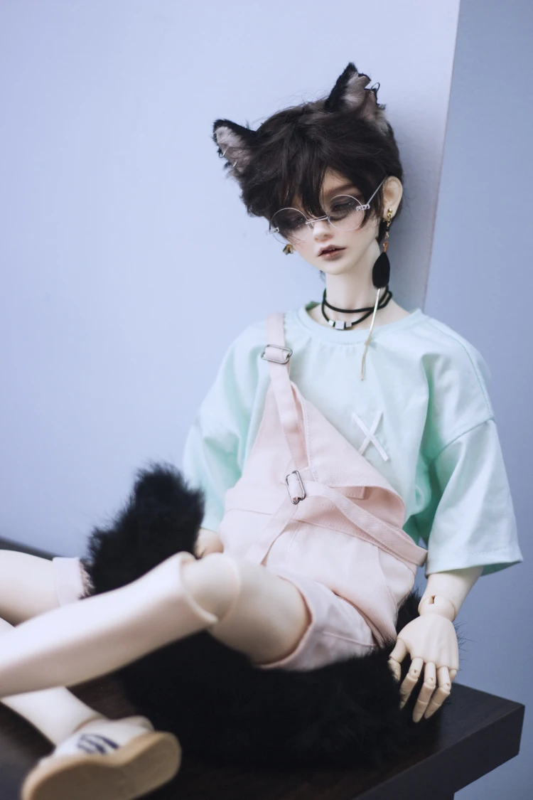 BJD кукла аксессуары подходят для 1/3 1/4 MSD дядя размеры модные черные металлические