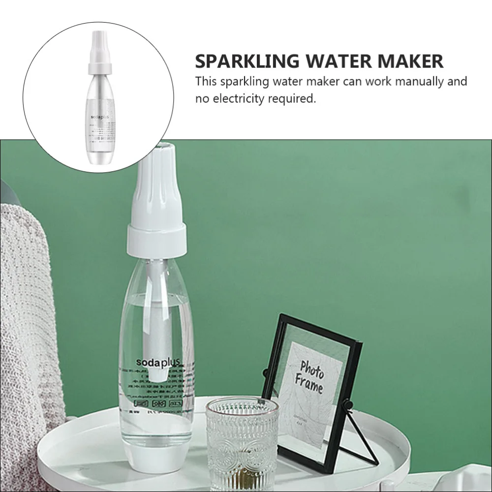 

1pc Household Manual Sparkling Water Maker Hand Operated Sparkling Water Tool