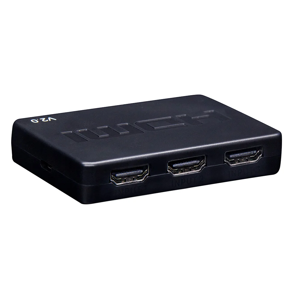 HDMI 2 0 переключатель 3x1 4K Коммутатор 3 в 1 выход 4 K/60 HZ 1080P для HD плееров DVD ноутбук PC