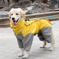 12 30 sizes pets raincoat hooded jumpsuit waterproof coat costume outfit outdoor clothing for golden retriever labrador husky