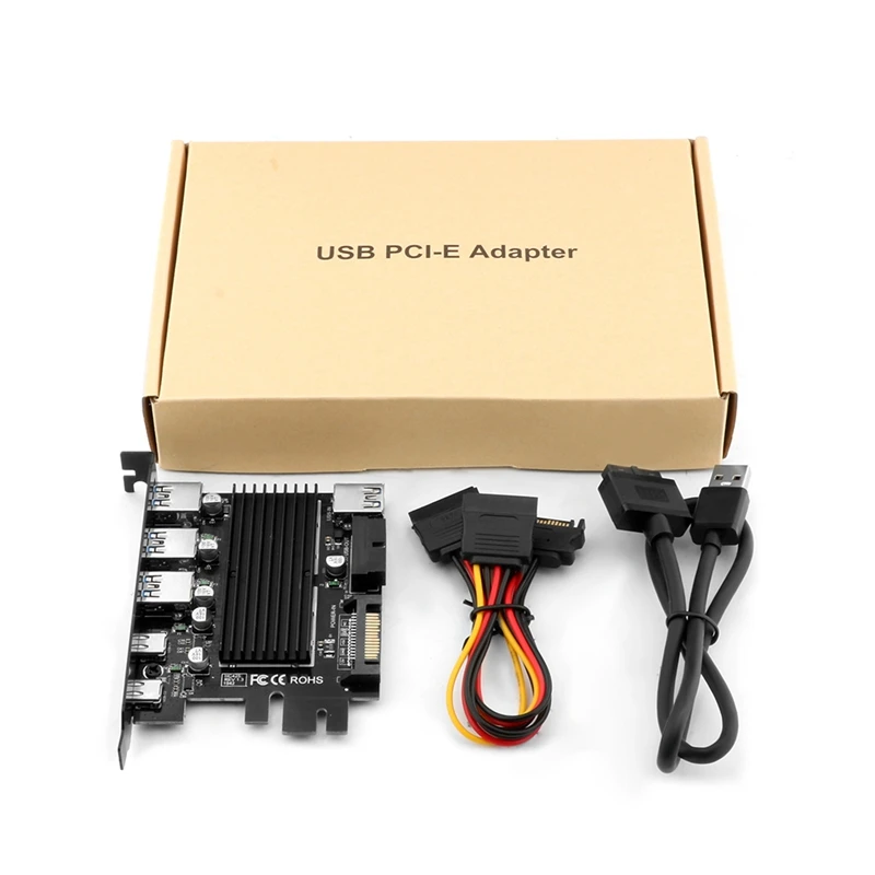 usb 3 0 type c pci e плата расширения с 5 порт