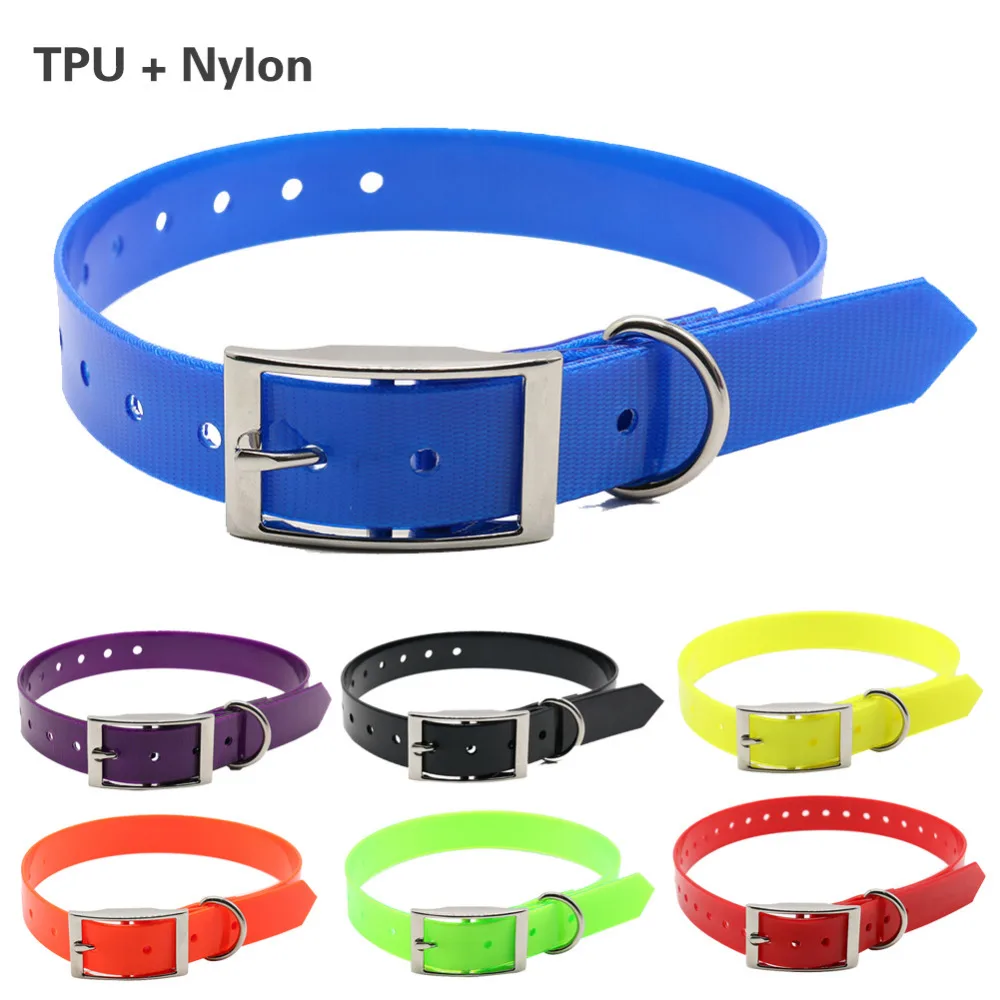 Модный ошейник для питомца собаки TPU+ нейлон 7 устойчив к загрязнениям качественный дезодорант цвета Высокое качество ошейники водонепроницаемый легко чистить питомца