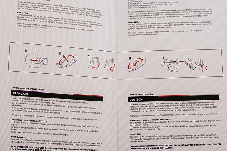 Оригинальный прозрачный противотуманный козырек для шлема LS2 FF399 valдоблестная II
