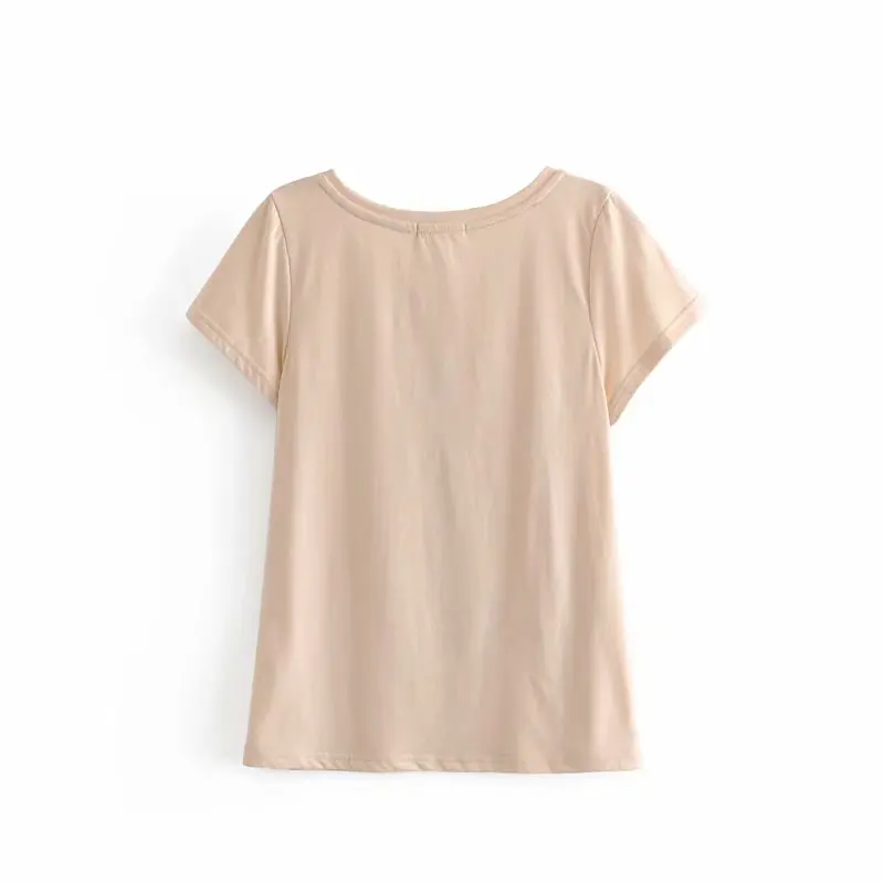 Каштановых Queens Для женщин Boho футболки с коротким рукавом принтом букв Винтаж