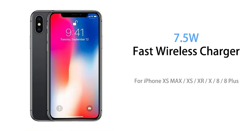 10 Вт Быстрое беспроводное зарядное устройство для Airpods Pro для iphone 8 Plus X Xs Max QI зарядное устройство для samsung Note 9 Xiaomi Mi 9 Беспроводной коврик