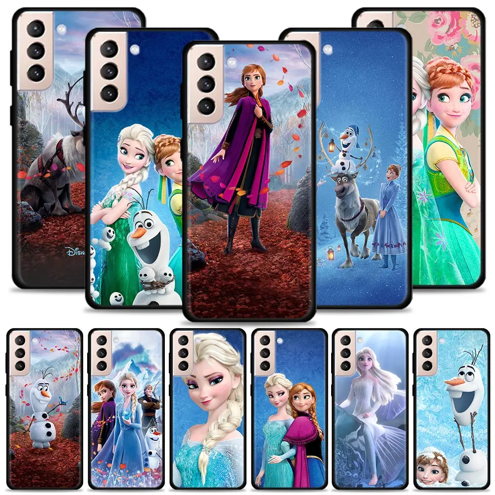 

Чехол для Samsung Galaxy S21 S20 FE S10 5G S10Lite S21 S20 Ультра мягкий силиконовый чехол Fundas Disney Frozen 2 принцесса Эльзы