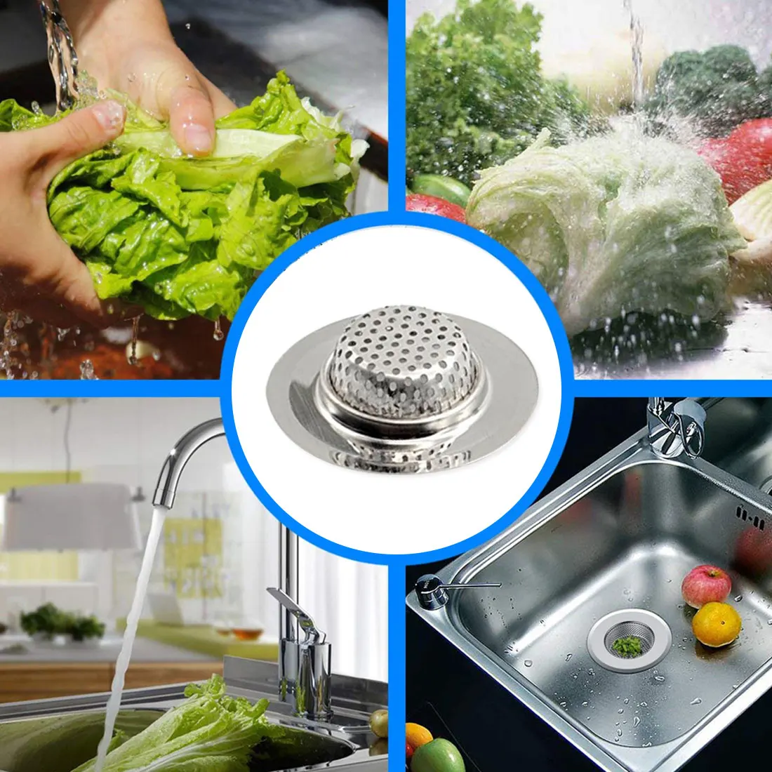 Стопор для слива в полу с защитой от блокировки 7/9/11 см|Фиксаторы и заколки волос| |