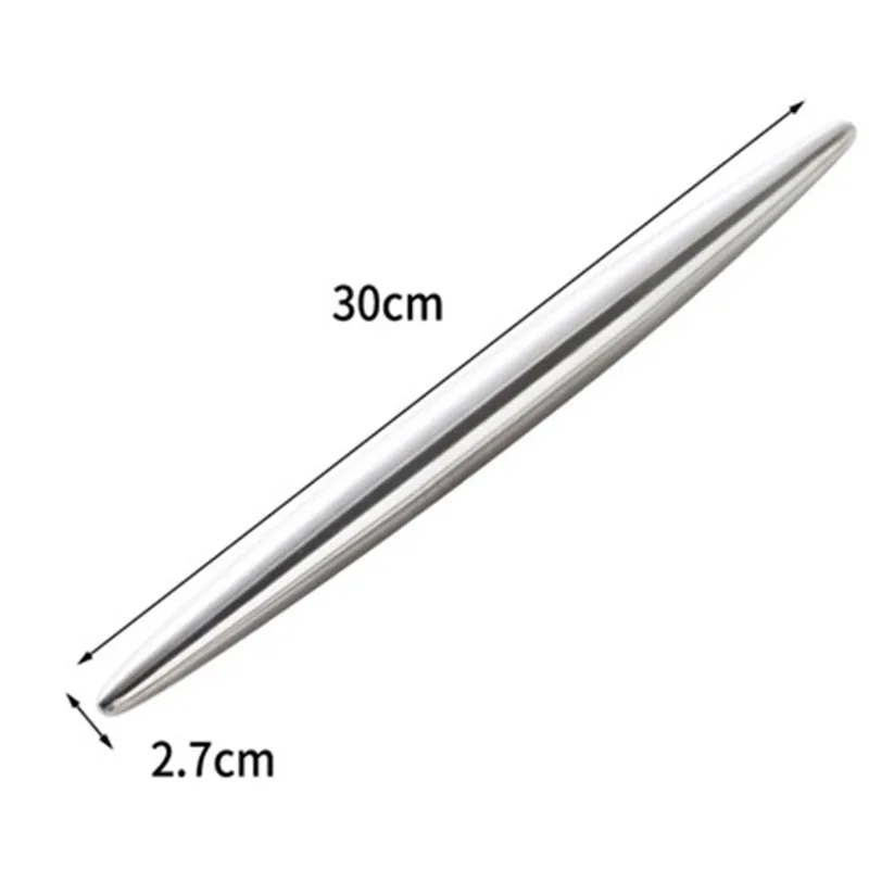 1 шт. Скалка из нержавеющей стали кухонная утварь тесто ролик Для Выпечки Пиццы